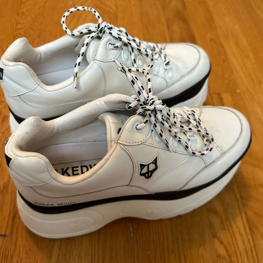 Naked Wolfe Sneakers Platform White